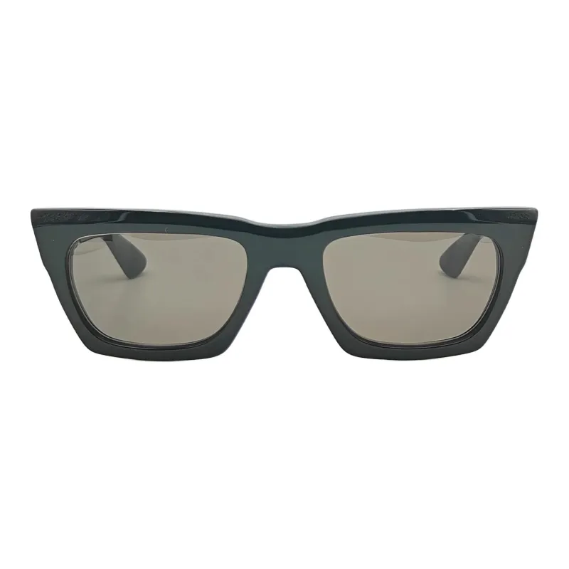 Chrome Hearts Acetate Silver Square Sunglasses Women's Black-1