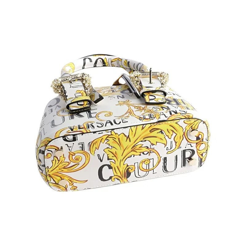 VERSACE JEANS COUTURE PU Shoulder Bag, Crossbody Bag, Handbag Women's White-3