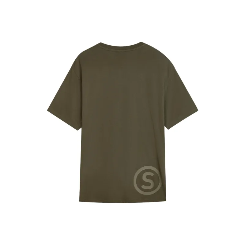 PUMA SS25 T Shirt Unisex Olive Green-1