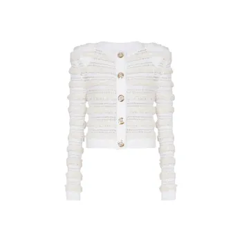 BALMAIN Tweed Cardigan