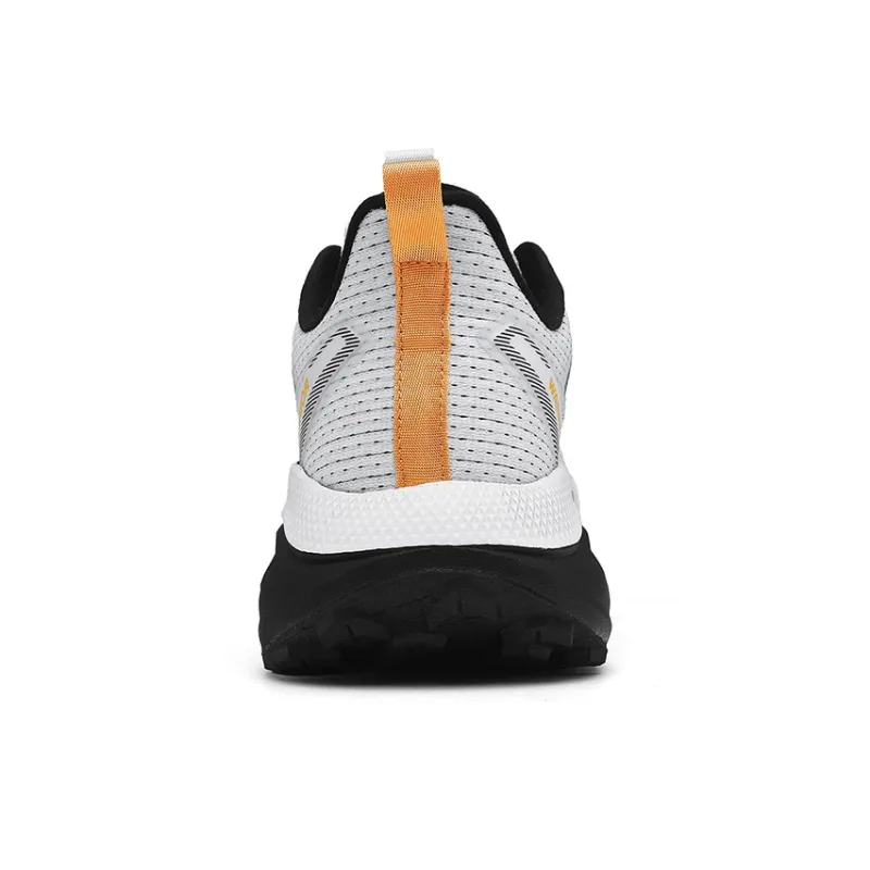 WARRIOR Running Shoes Men Low Top White/Yellow-3