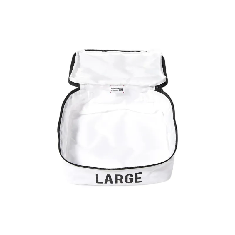 UNIQLO Polyamide Travel Storage Bag Women's White-3
