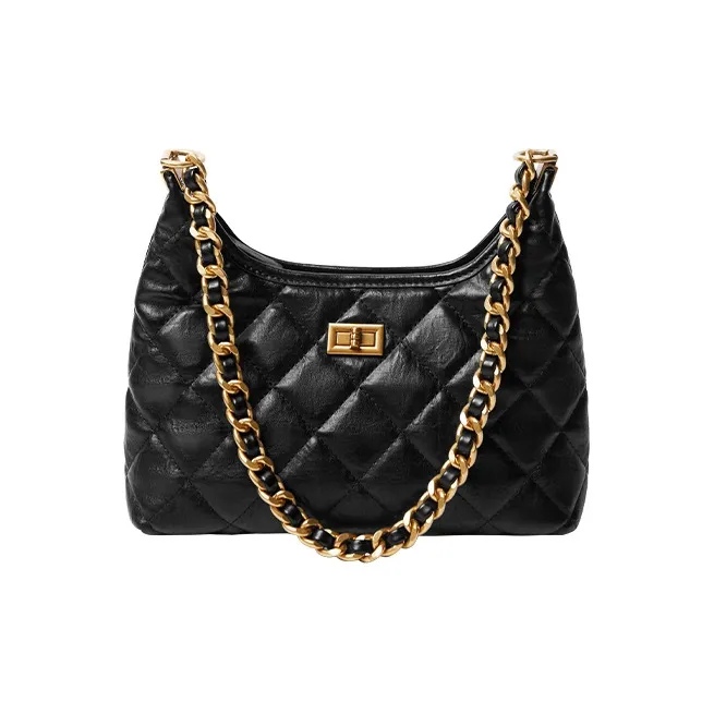 CNNCOO Synthetic Leather Shoulder Bag Women's Midnight Black/Ecru/Andorra Red-5