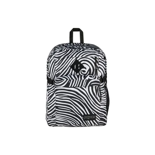 JanSport Recycled Polyester Backpack Unisex Black & White