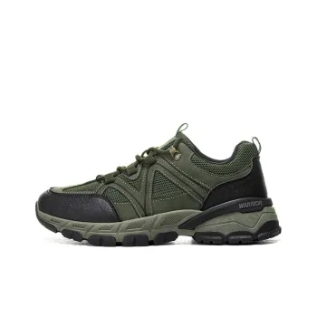 WARRIOR Hiking / Trekking Shoes Men Low Top Army Green
