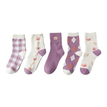 2323 Mid Calf Socks Women's 5 Pack