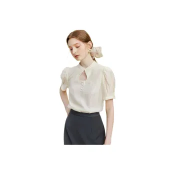 FANSILANEN Shirts Women's Cream Apricot