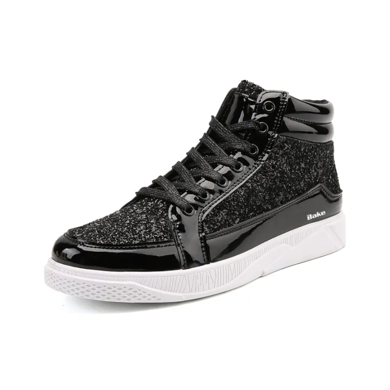 BAKE Slip Resistant Coverage High Top Skateboard Shoes Men's-10