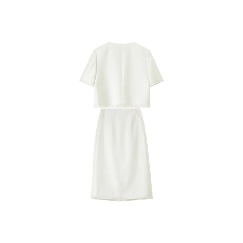 SENTUBILA Two Piece Skirt Sets Women's-9