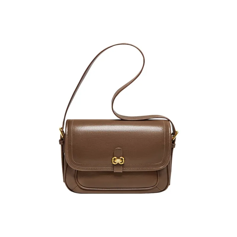 CNNCOO Synthetic Leather Crossbody Bag Women's Vegetable Tanned Coffee-5