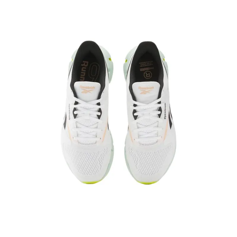 Reebok Zig Dynamica 5 Anti Slip Wear Resistant Low Top Running Shoes Unisex White-4