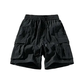 Yiwen Cargo Shorts Unisex Black