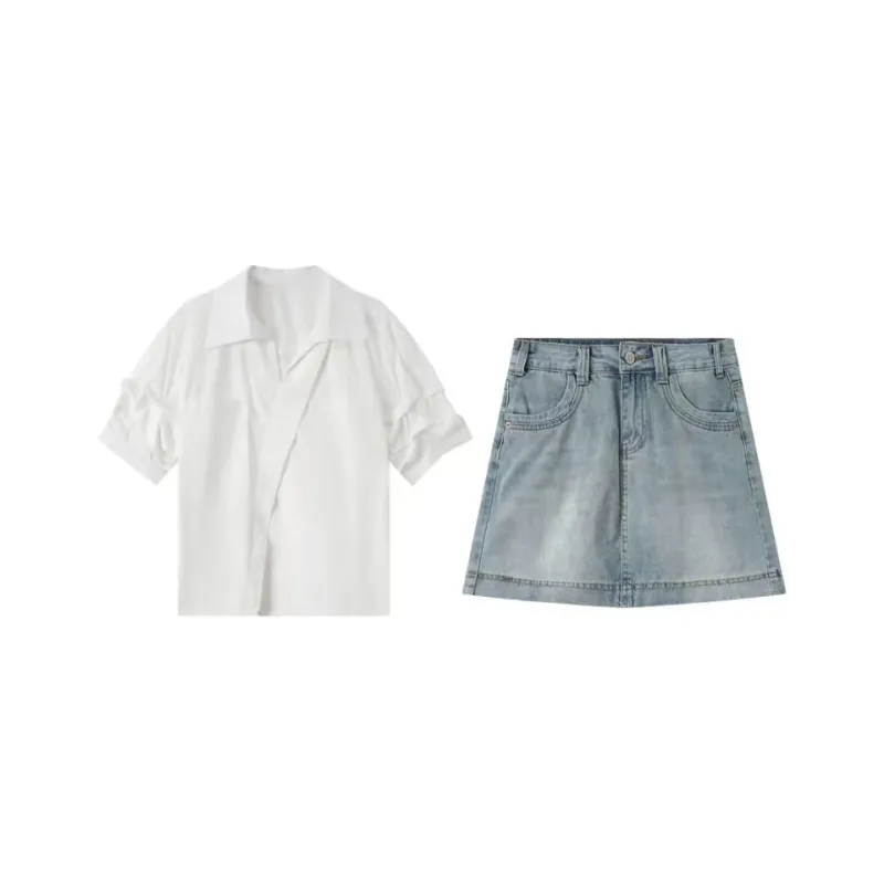 Lookinto Two Piece Skirt Sets Women's-0