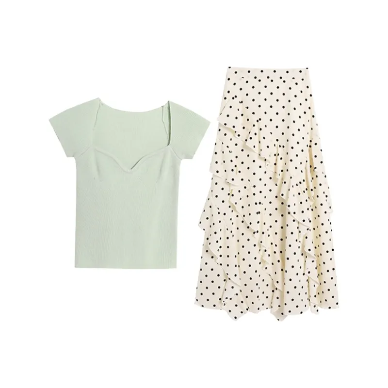 POPO.INFO Two Piece Skirt Sets Women's-0