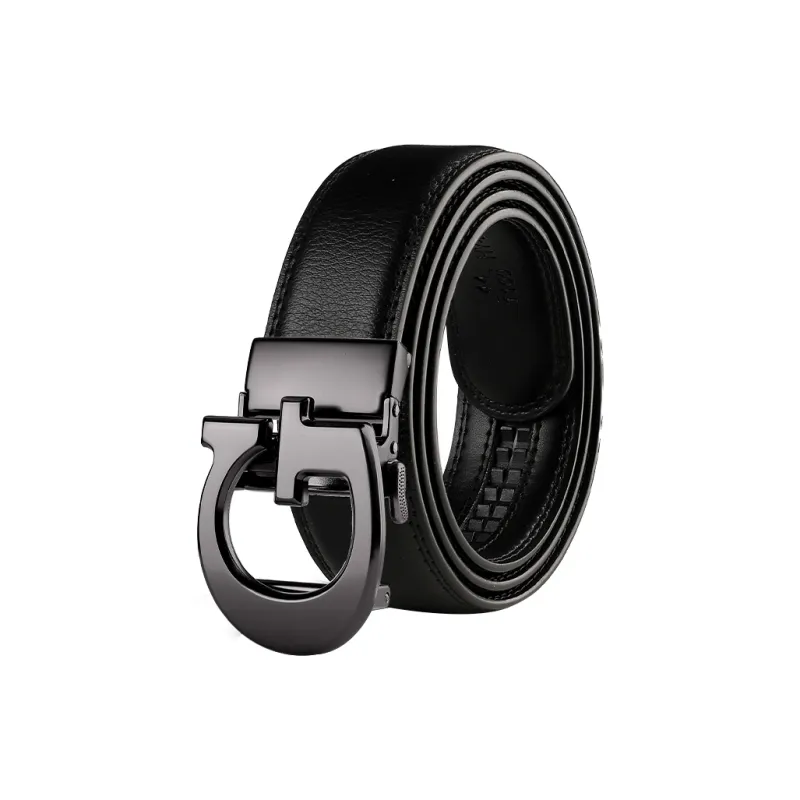 MEXICAN Cow Split Leather Belts Men's 3.5cm-0