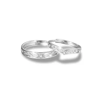 DAWO 925 Sterling Silver Rings Unisex