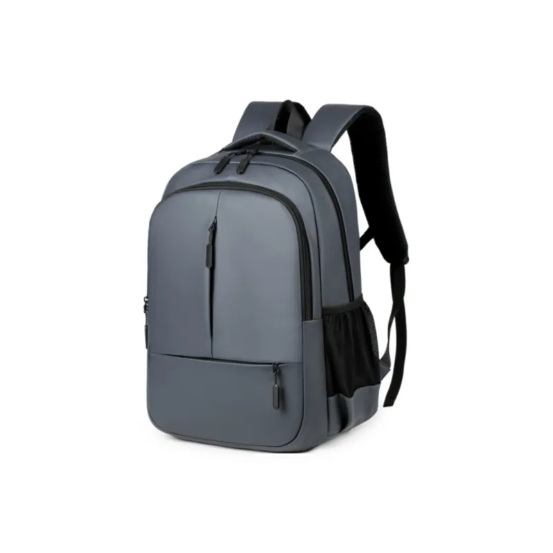 Kewuku Polyester Backpack Unisex Gray/Black/Blue-1