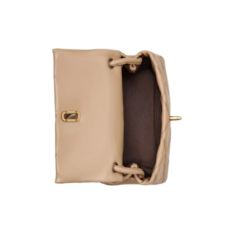 MARC JACOBS Leather Handbag, Shoulder Bag Mini Women's Camel-3