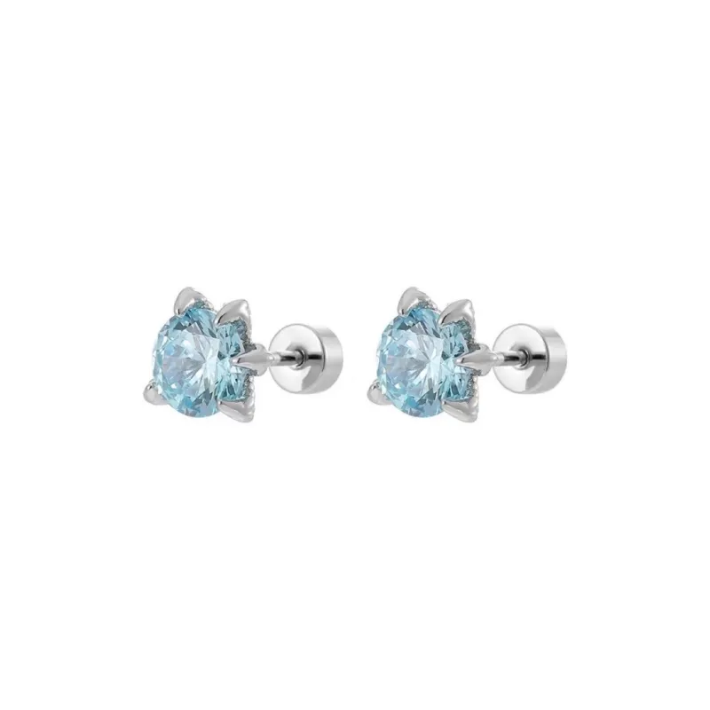 ZWU High Quality Titanium Steel Accessory Fashion Stud Earrings Women's-9