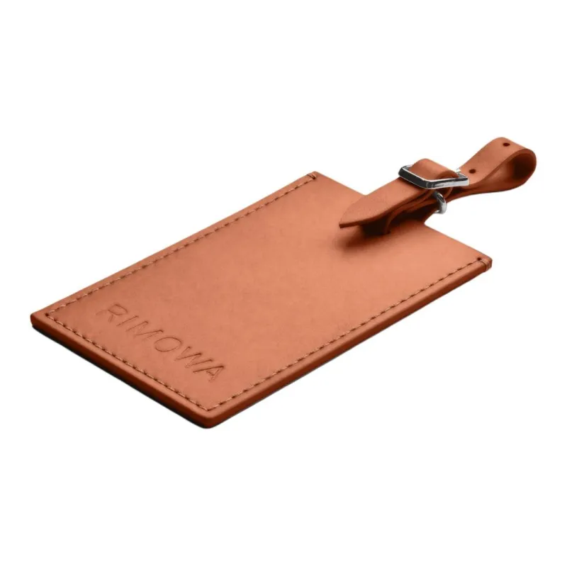 RIMOWA Leather Luggage Tag Unisex Brown-2