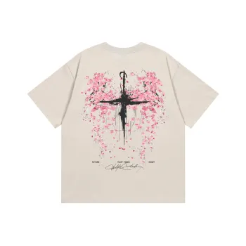 SOIE T-Shirts Unisex Light Beige Apricot