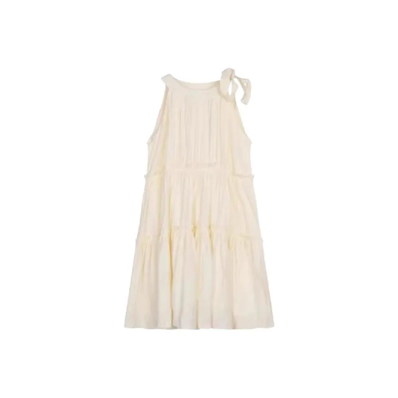Mu Qingqing Short Sleeved Dress Women's-1