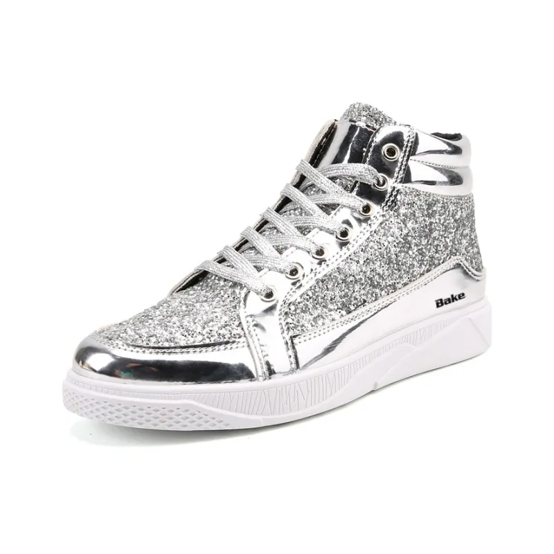 BAKE Slip Resistant Coverage High Top Skateboard Shoes Men's-5
