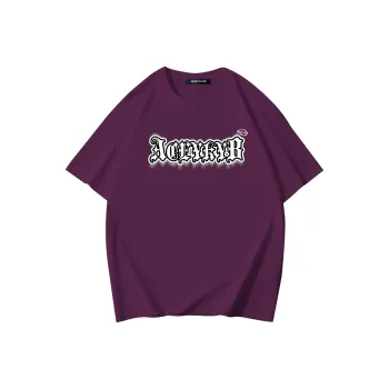 YK&YB T Shirts Unisex Grape Purple