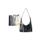 Black+Charm+Shopping Bag