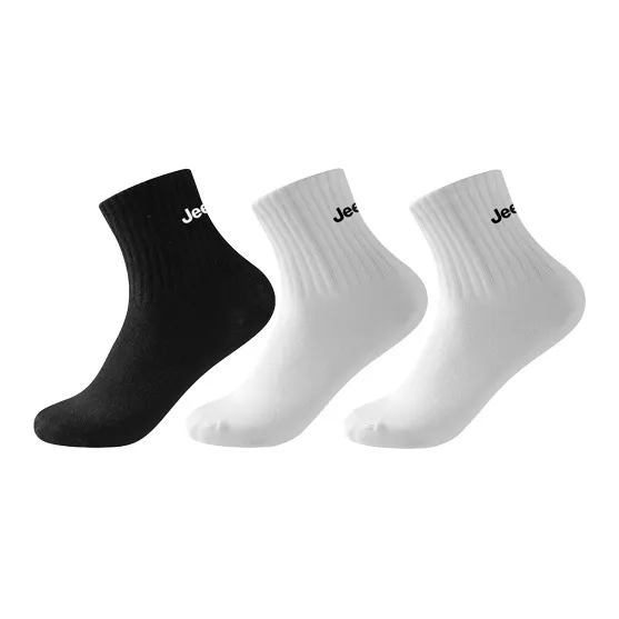 Jeep Mid Calf Socks Unisex 3 Pack-0