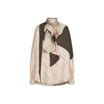 Ferragamo Sash detailed Silk Shirt