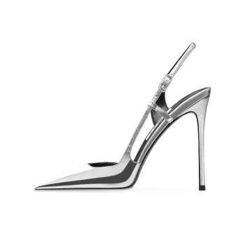 Ganxiaojie High Heels Women's Silver