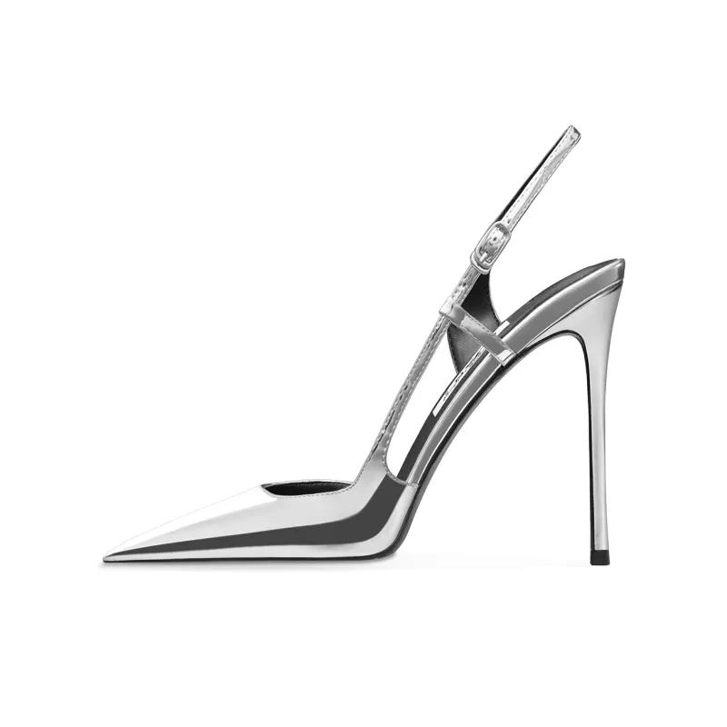 Ganxiaojie High Heels Women's Silver-0
