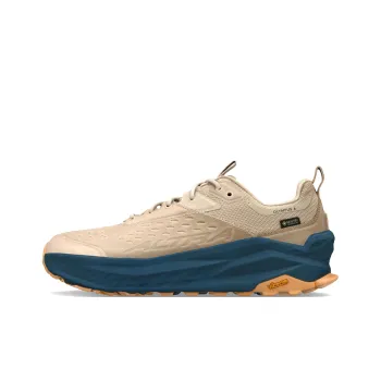 Altra OLYMPUS 6 Anti Slip Wear Resistant Low Top Hiking Shoes Men's Beige