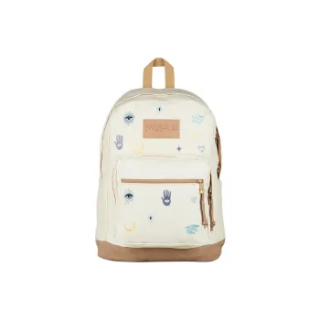 JanSport Suede Backpack Unisex Ecru