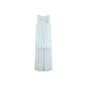 PLANE DRIFT Slip Dresses Women's Light Blue