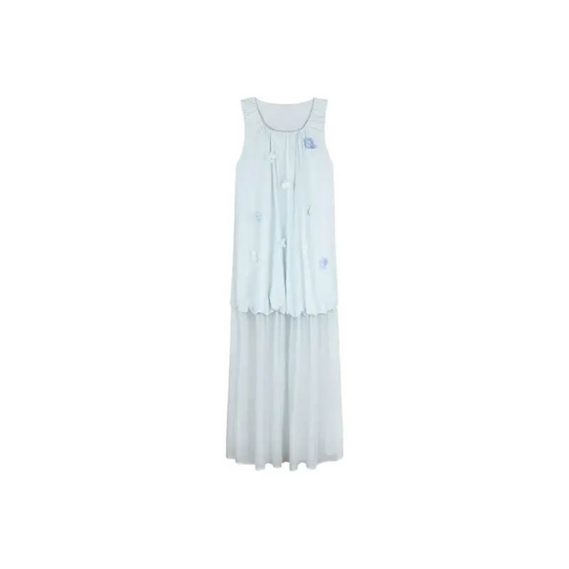 PLANE DRIFT Slip Dresses Women's Light Blue-0