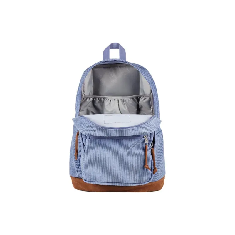 JanSport Suede Backpack Unisex Light Purple-5