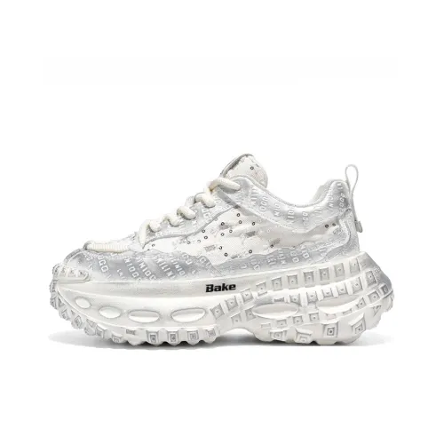 BAKE Breathable Height Increase Low Top Chunky Sneakers Men's