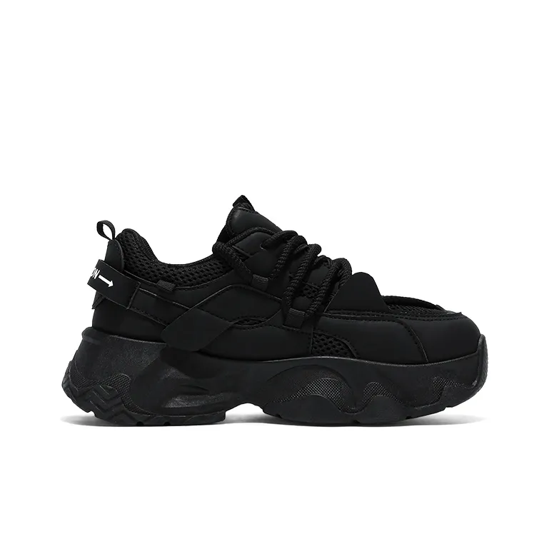 Yi Jiabao Slip Resistant Height Increasing Low Top Chunky Sneakers Women's-1