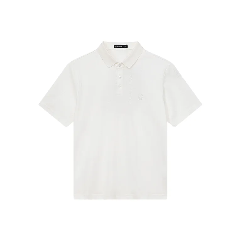 CAISEDI T Shirts Men Ecru-0