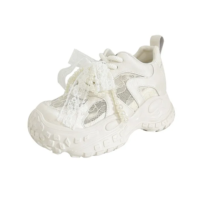POOQ Low Top Chunky Sneakers Women's-0