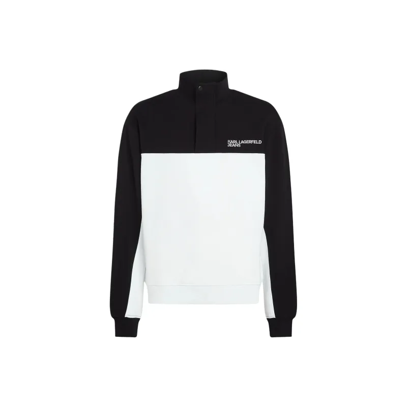 KARL LAGERFELD / Karl Lagerfeld Jeans Colour block Half zip Sweatshirt-0