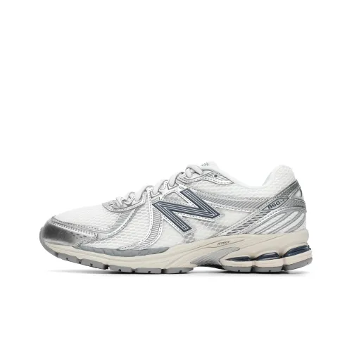 New Balance 860 Breathable, Coverage, Support, Balance, Lightweight Low Top Casual Shoes Unisex Silver
