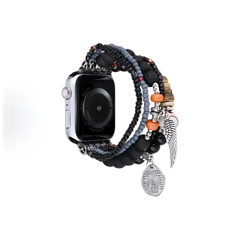 KVZUVUU Apple Compatibility Watch Band Bead Material