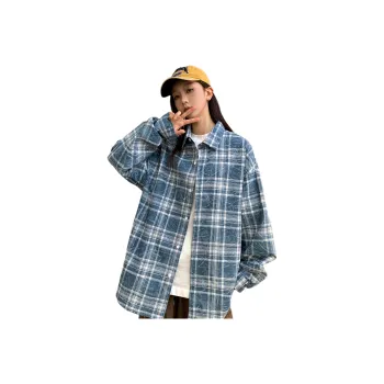 WOKXSS Shirts Unisex Denim Blue