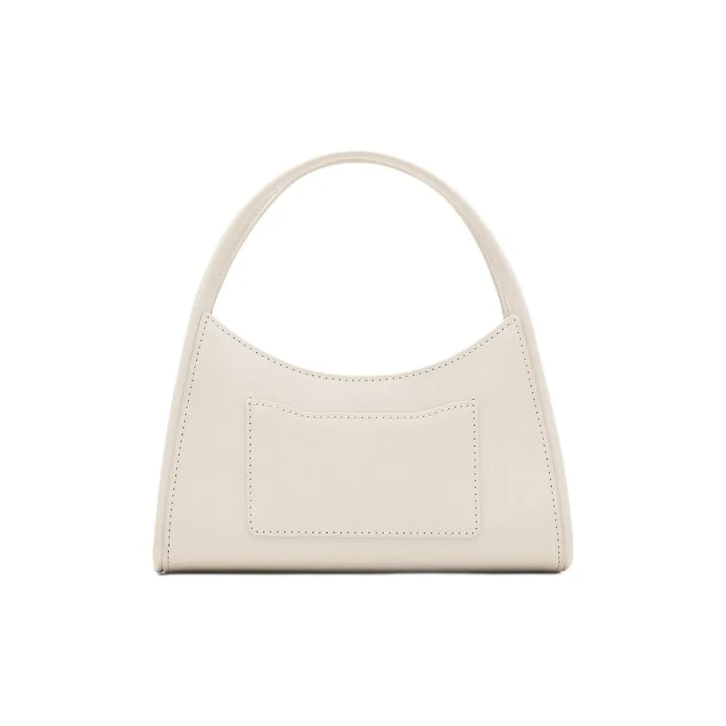 MARC JACOBS Leather Shoulder Bag, Crossbody Bag, Handbag Women's Cotton White-2