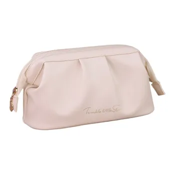 QEEDNS PU Waterproof Makeup Bags Large Capacity Premium Feel