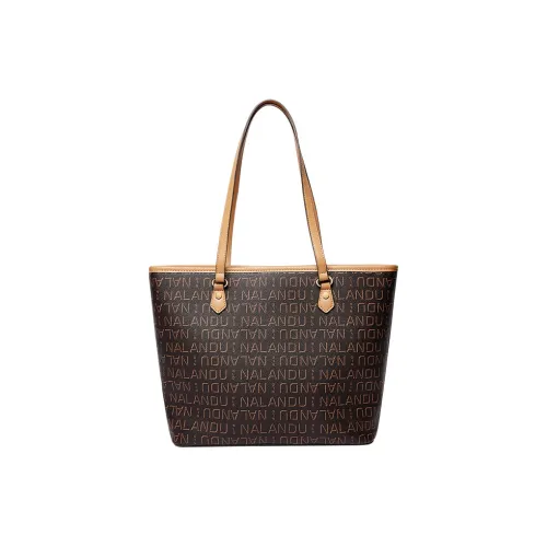 Narandu PVC Tote Bag, Shopping Bag, Mom Bag, Women's Bag, Shoulder Bag Tubas Women's Brown/Cream White