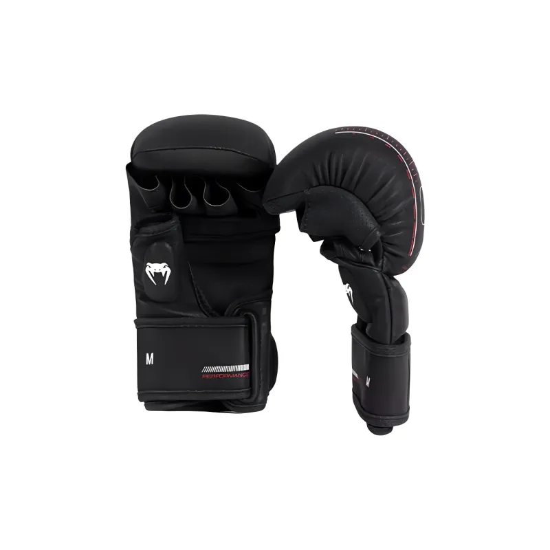 VENUM Boxing Gloves Competition Unisex Black/Flame Red-1